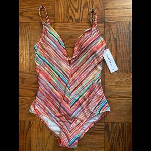 Jantzen deep v swimsuit